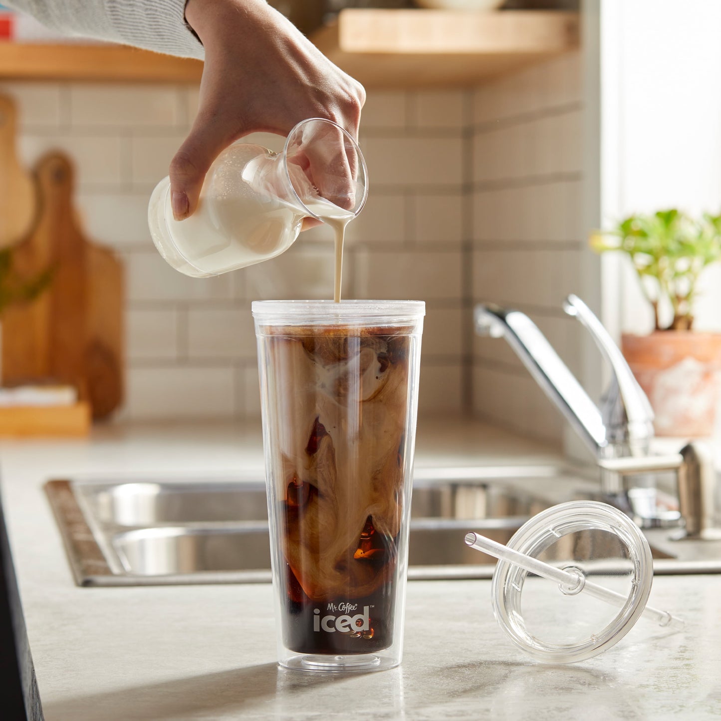 ® Iced™ Coffee Maker with Reusable Tumbler and Coffee Filter