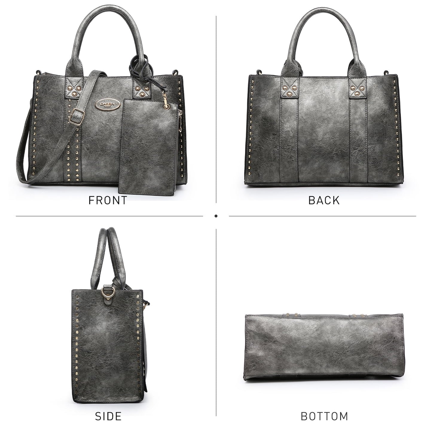 3Pcs Shoulder Tote Bag for Ladies