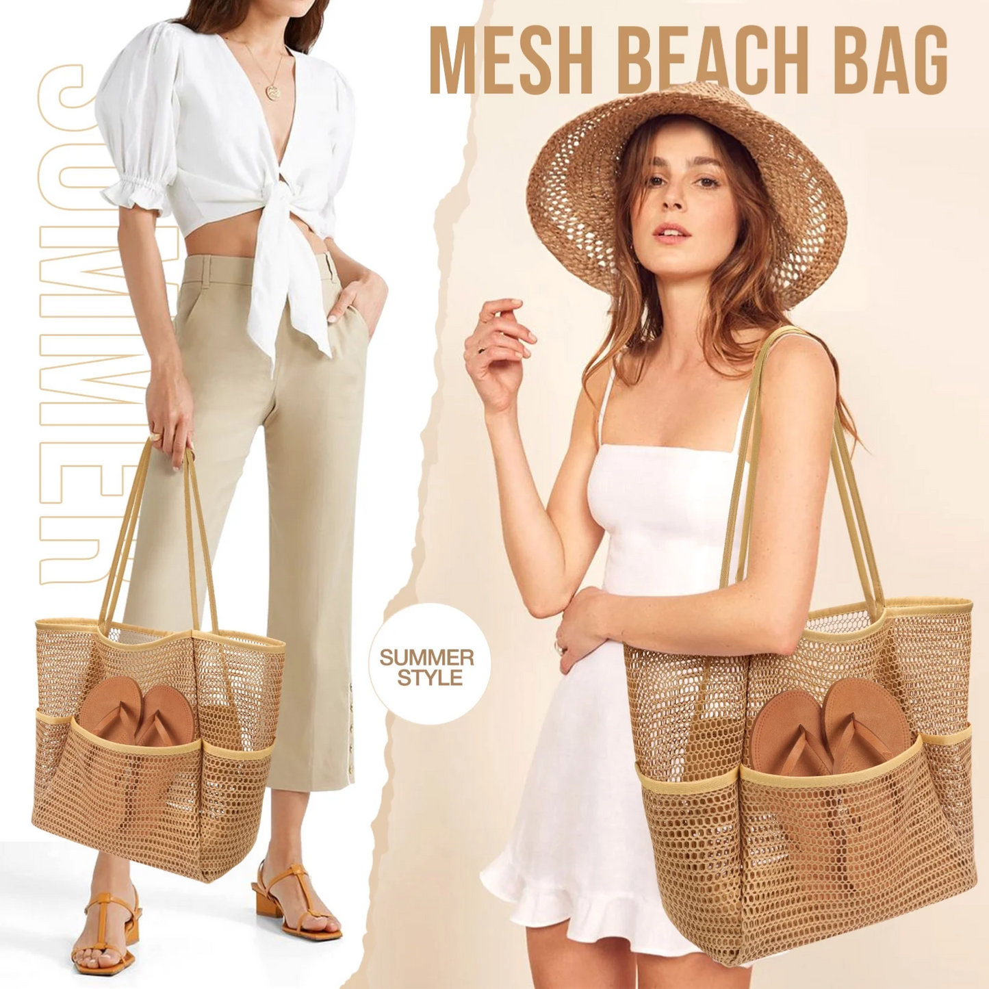 Mesh Beach Bag