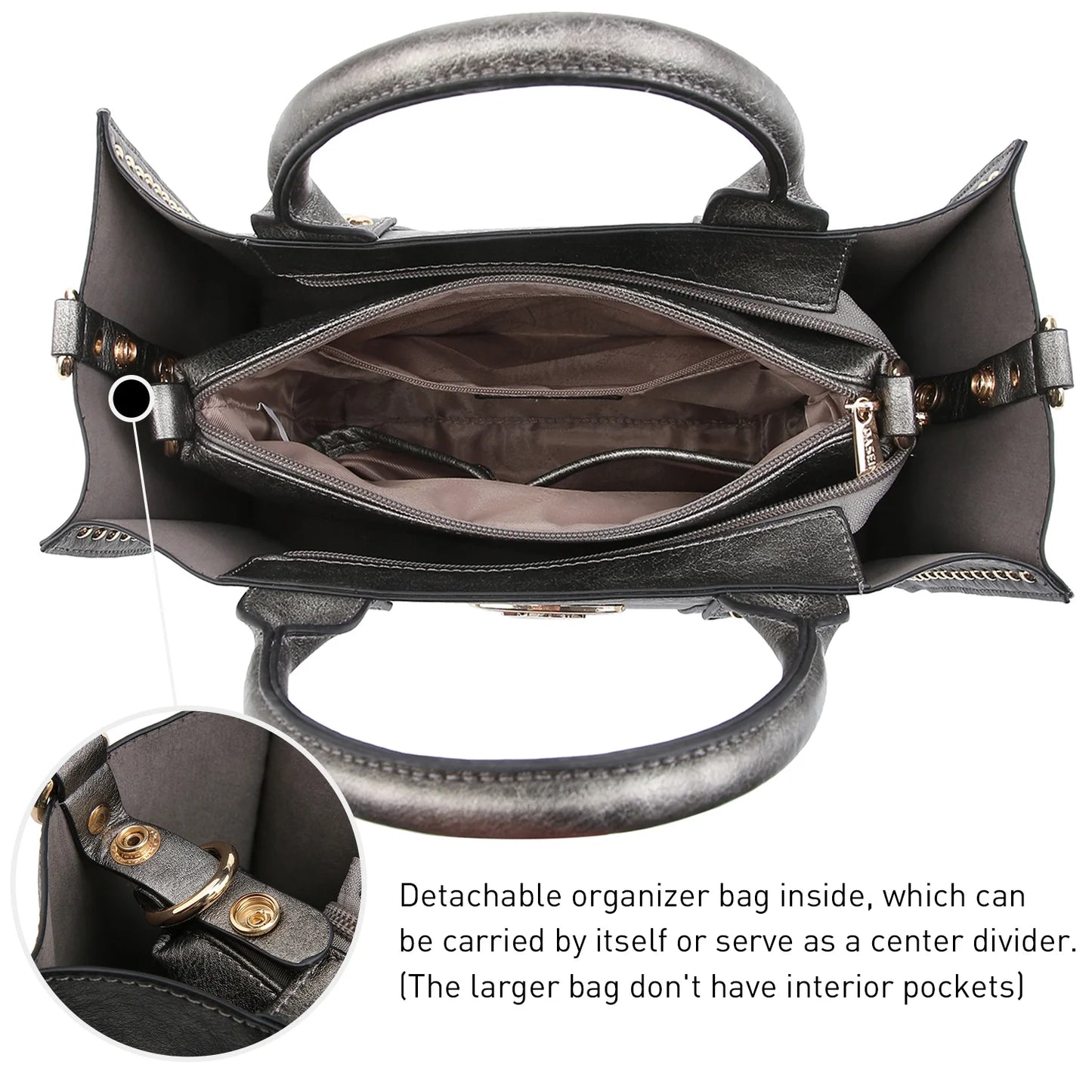 3Pcs Shoulder Tote Bag for Ladies