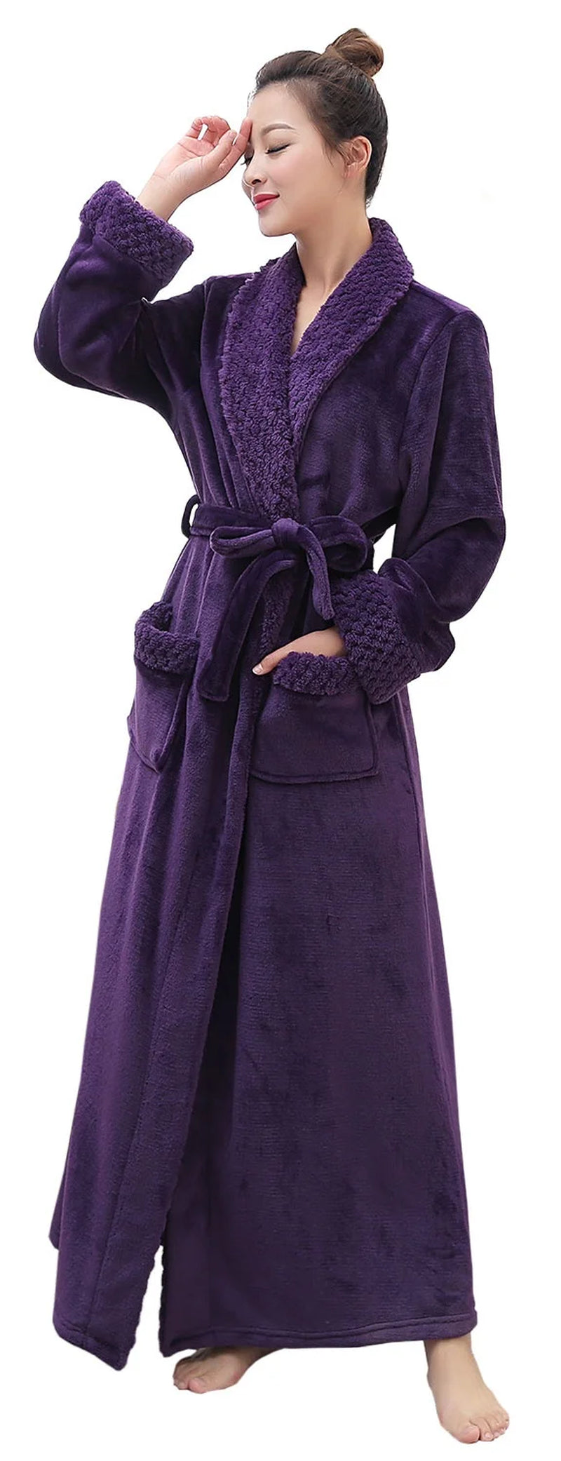 Long Comfy Soft Spa Bath Robe