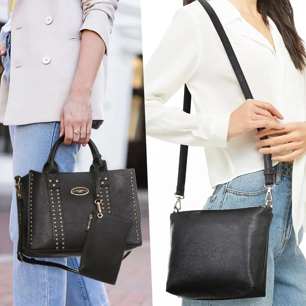 3Pcs Shoulder Tote Bag for Ladies