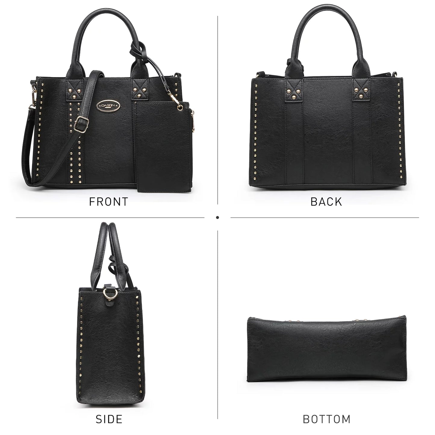 3Pcs Shoulder Tote Bag for Ladies