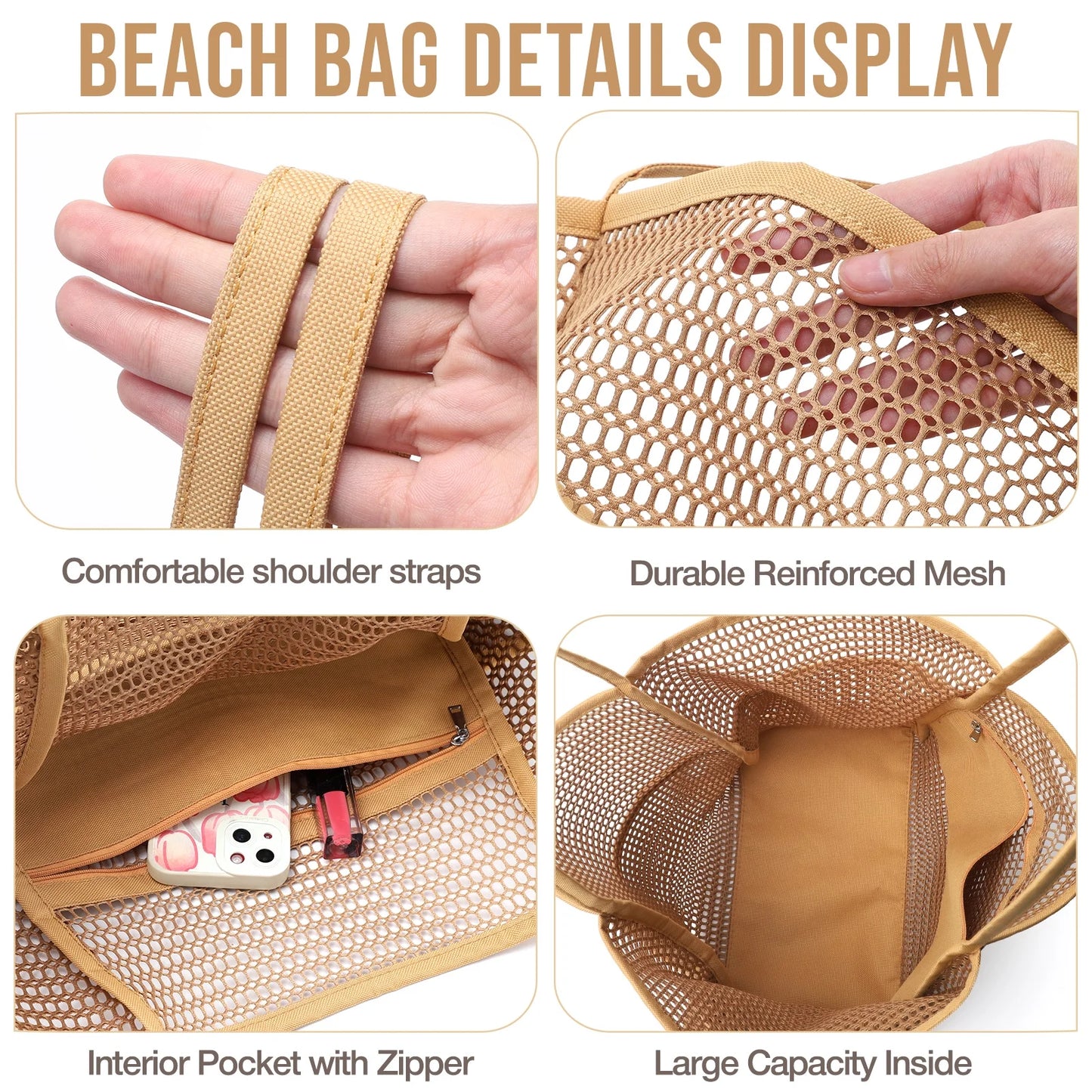 Mesh Beach Bag