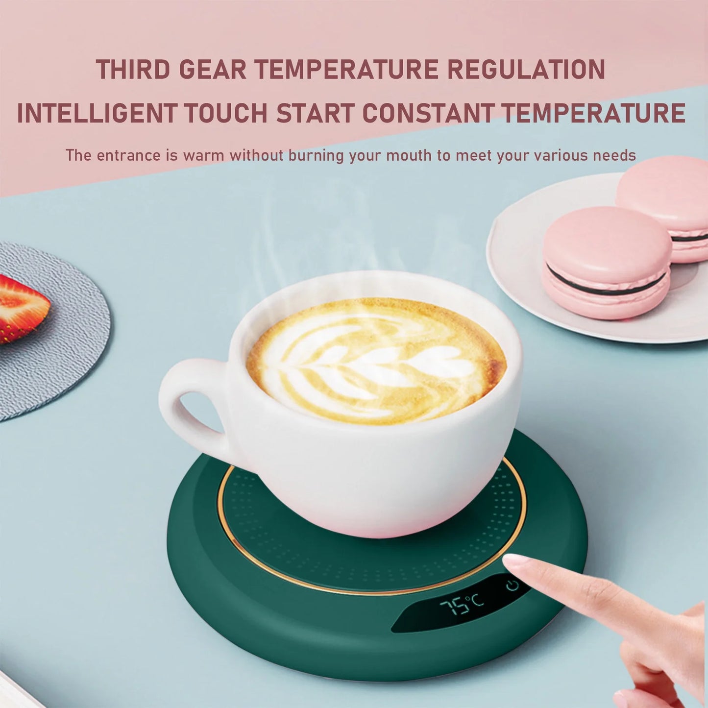 Mug & Coffee Warmer for Desk with 3 Temperature Settings