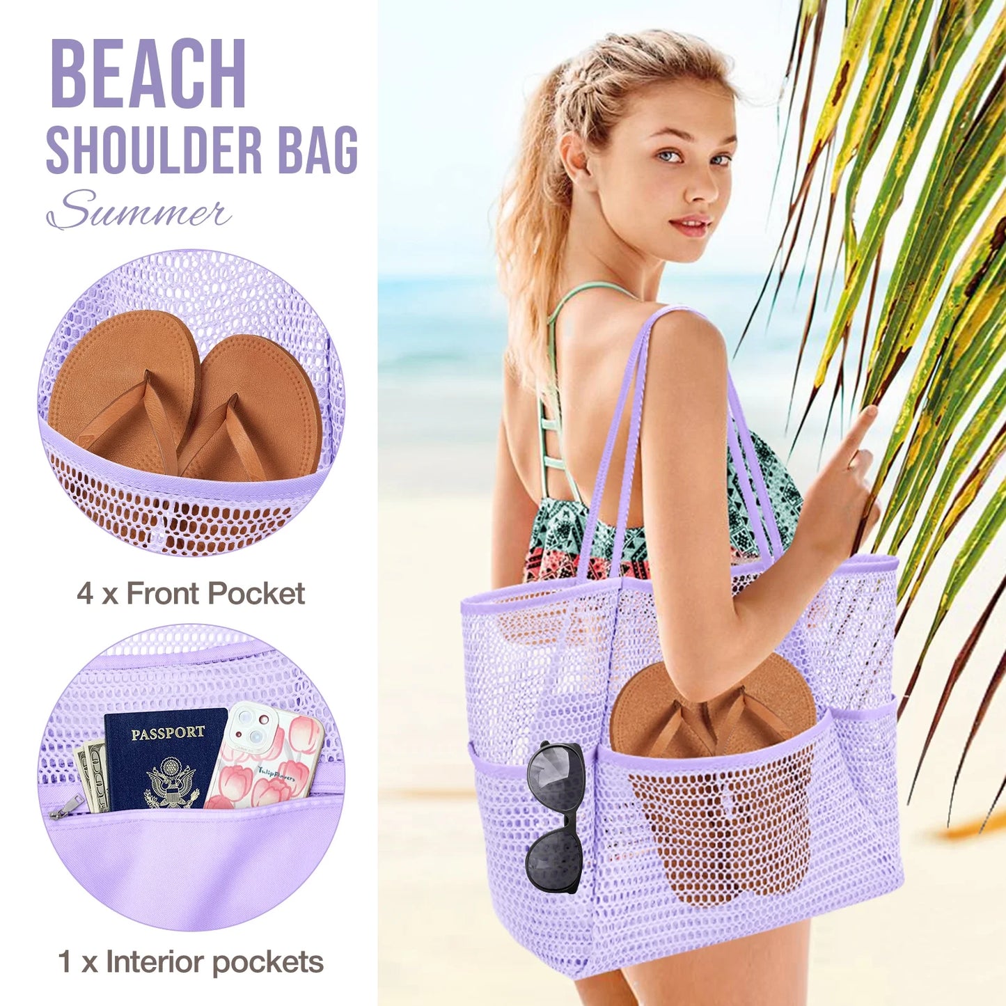 Mesh Beach bag