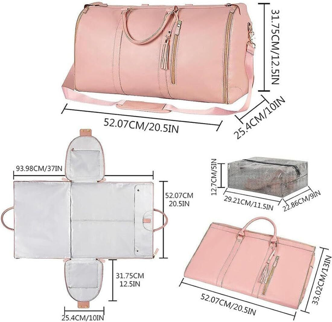 Luux Travel Bag. Carry on Convertible High Capacity Travel Bag
