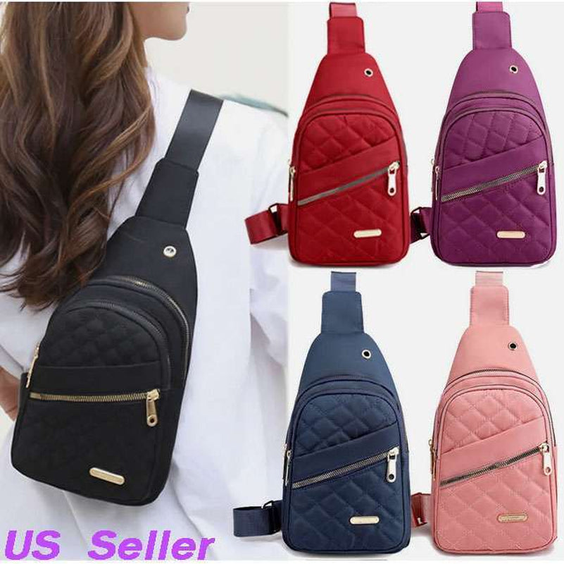 Women Crossbody Shoulder sport Bags, Chest Sling Backpack