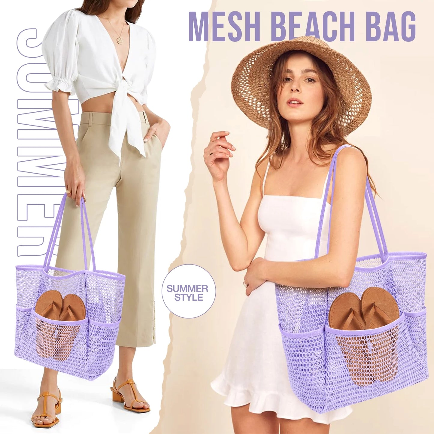Mesh Beach bag