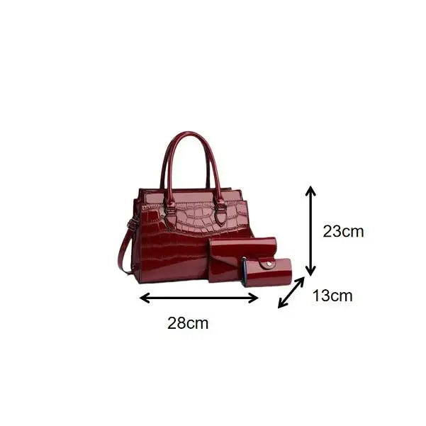 Three Piece Women's Bag With Large Capacity