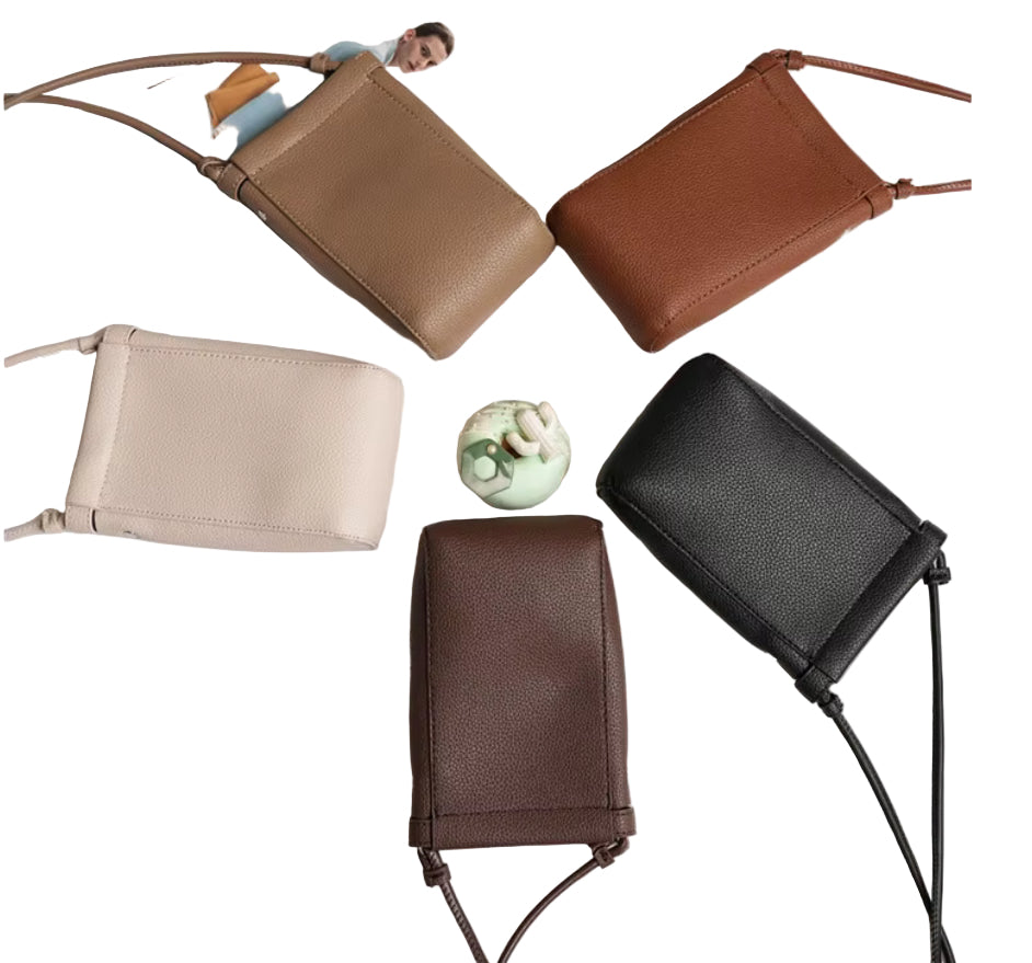 Leather Shoulder Crossbody Bags For Phone