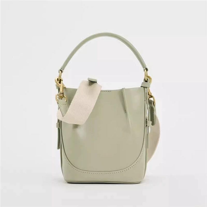 Women's Bag Ruched Satchel Bucket Bag