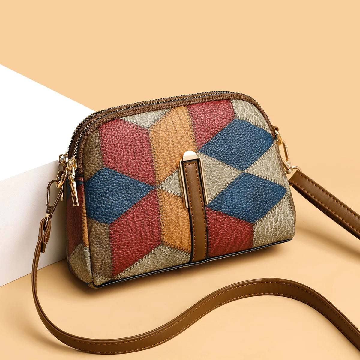 Color Block Shoulder / Crossbody Bags