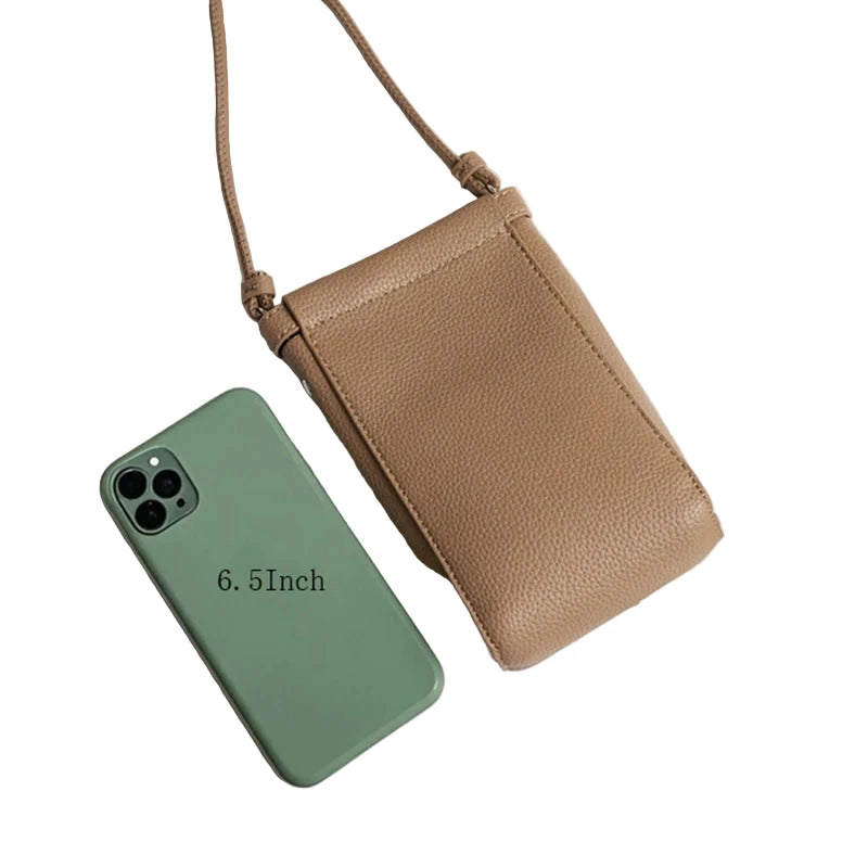 Leather Shoulder Crossbody Bags For Phone