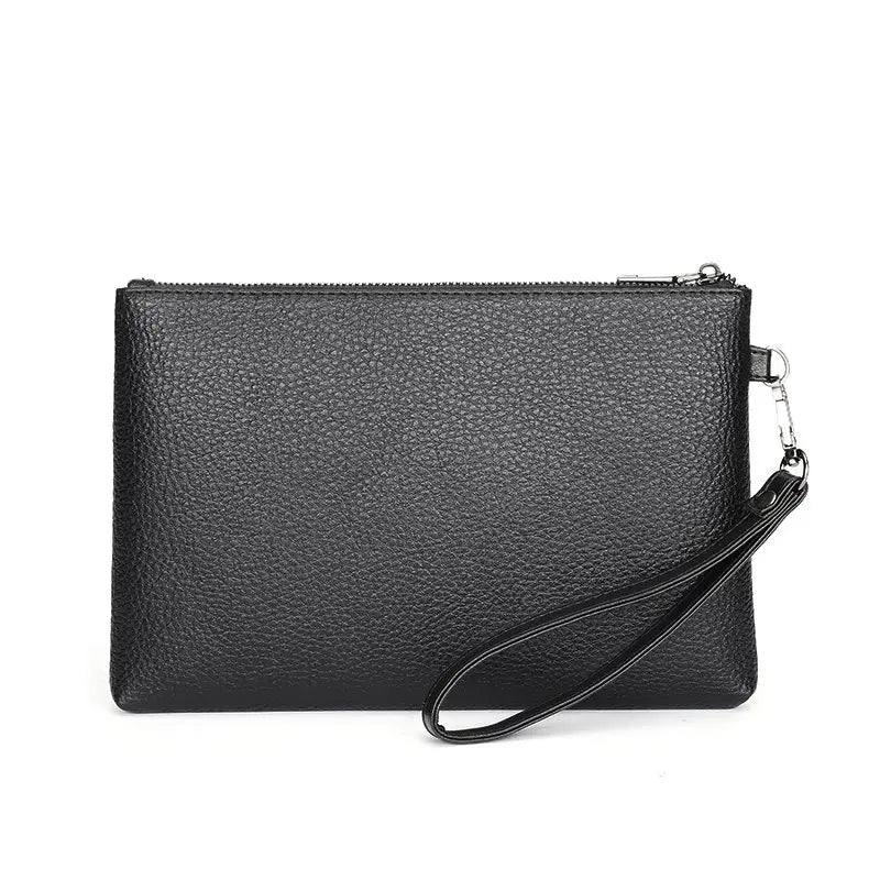 Soft Leather Men Casual Clutch Bag