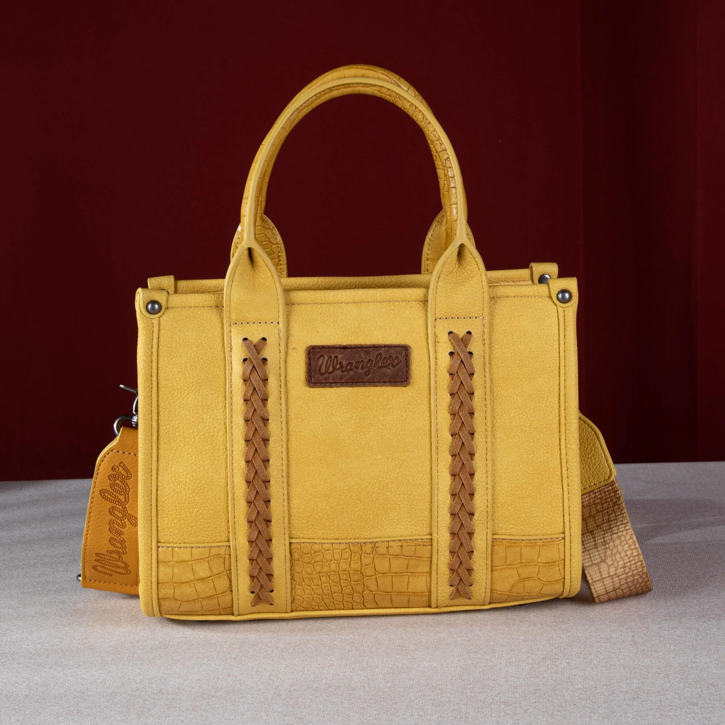 Wrangler Medium Tote Designer Satchel Handbags