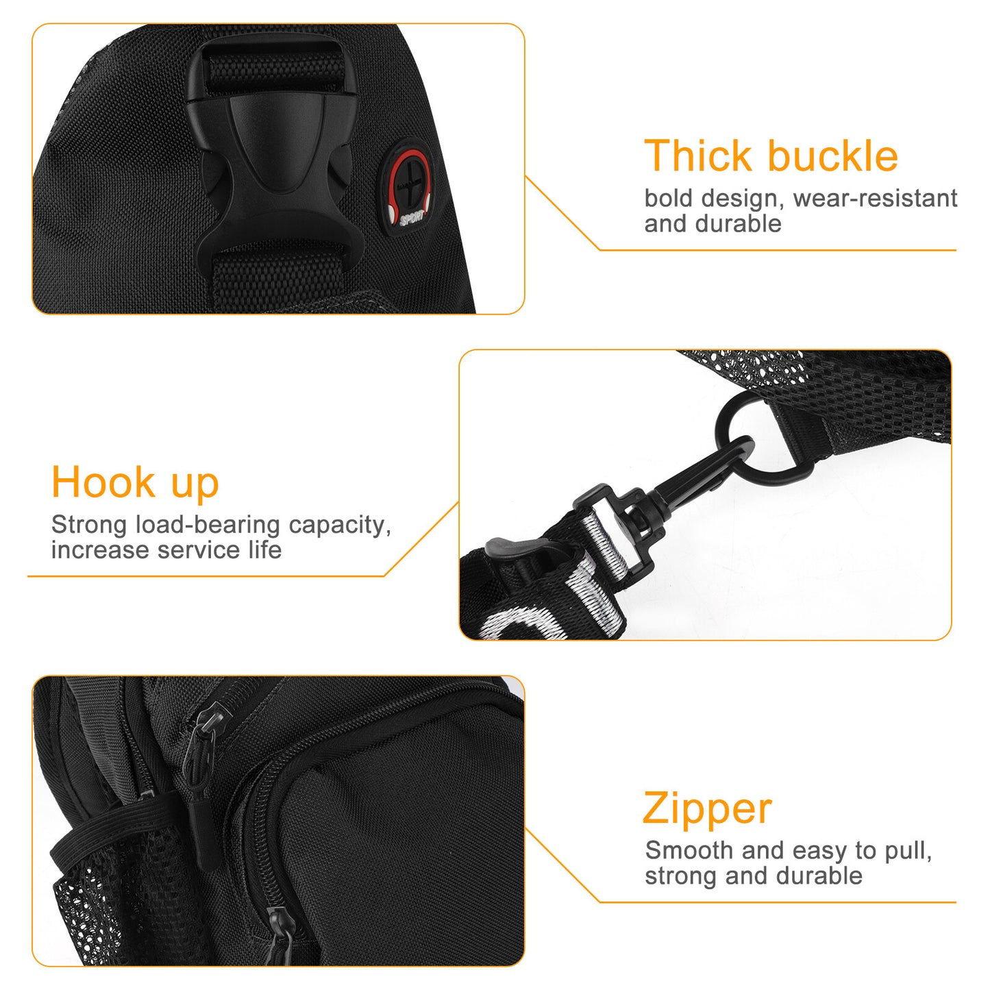 Women Waterproof Crossbody Bag Sling Shoulder Chest Pack Travel Sports Backpack