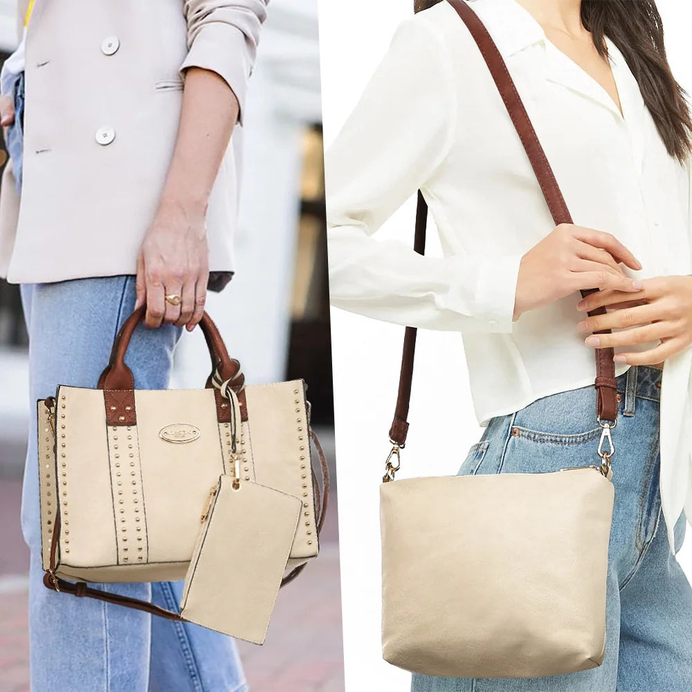 3Pcs Shoulder Tote Bag
