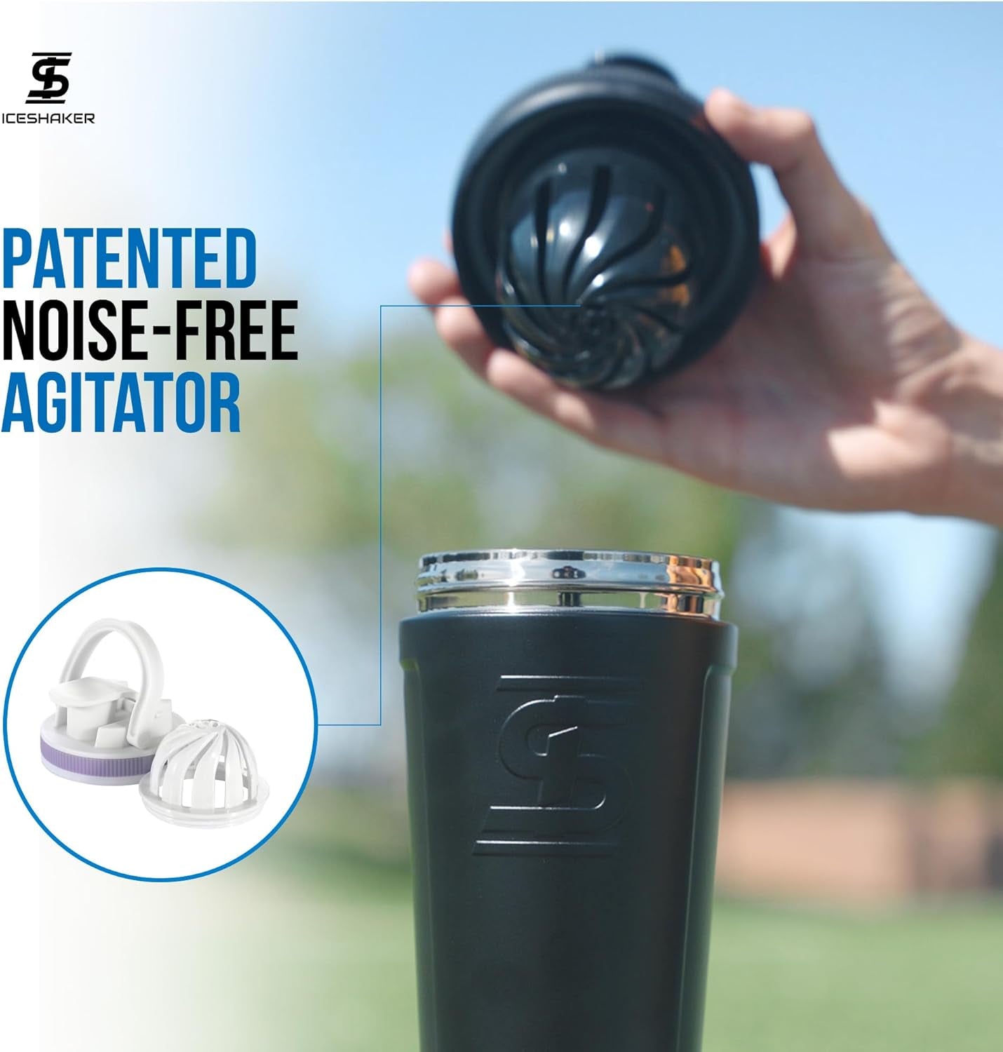Insulated Stainless Steel Shaker Bottle | 26Oz