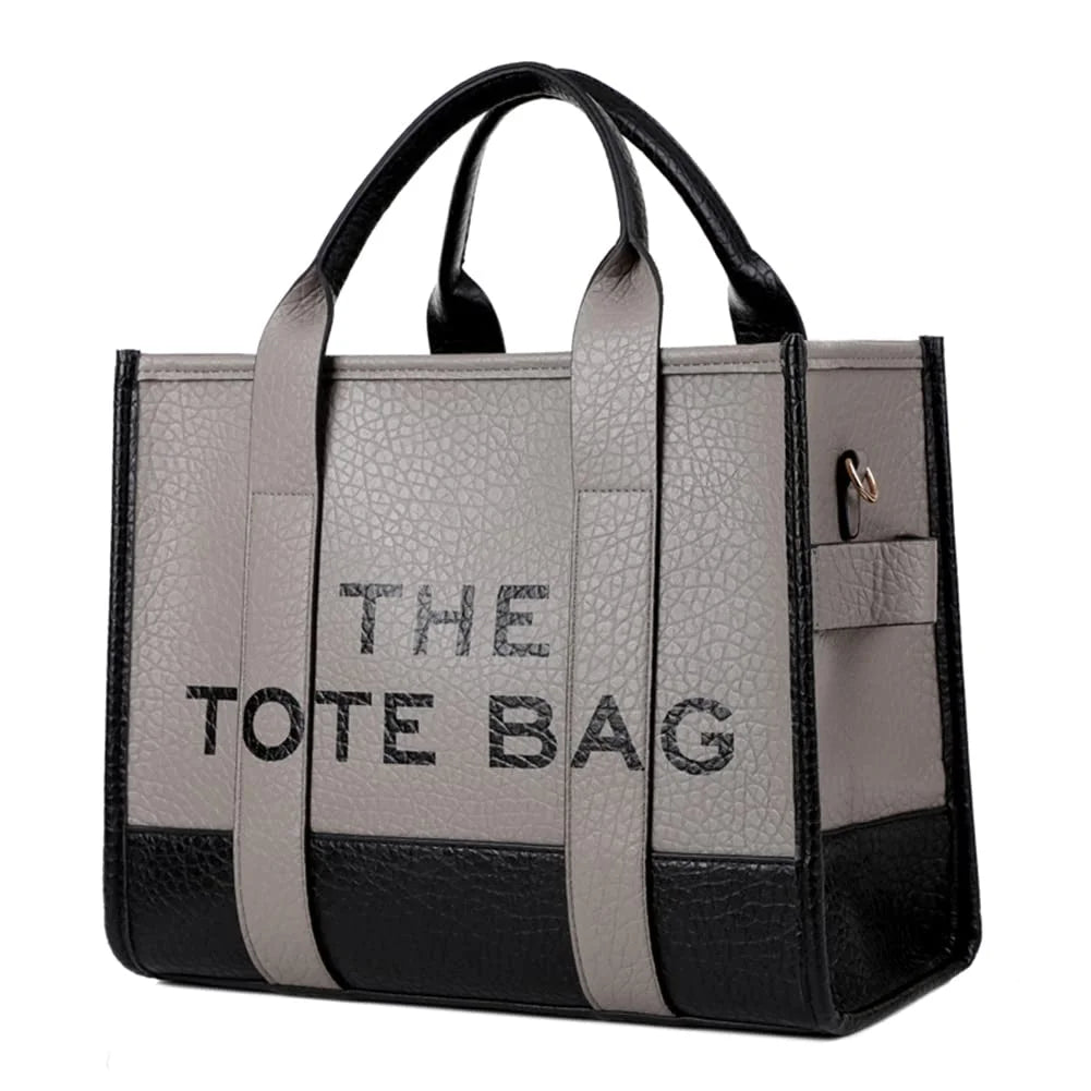 Medium Tote Leather Leisure Bags with Zipper
