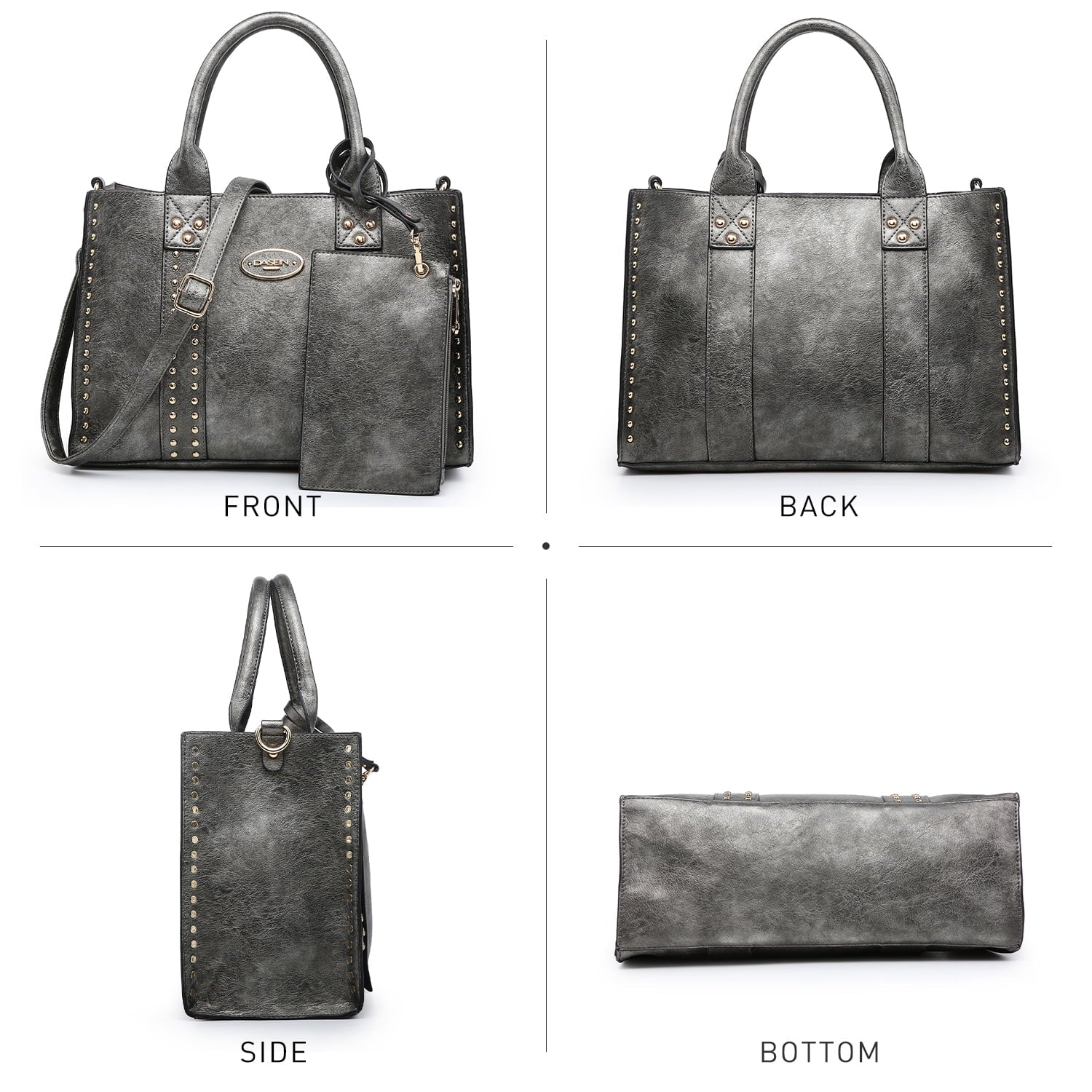  3Pcs  Shoulder Tote Bag for Ladies