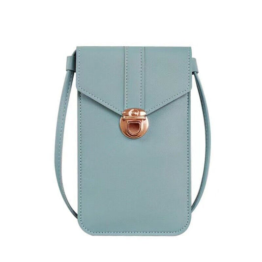Women Leather Wallet Touch Screen Cell Phone Purse Crossbody Shoulder Strap Bag