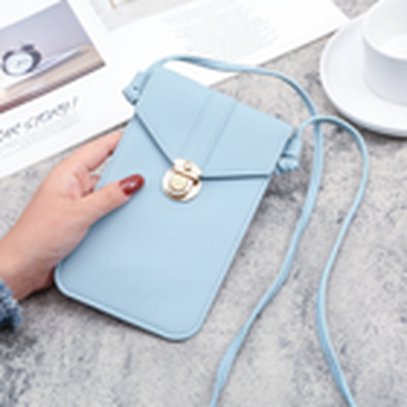 Women Leather Wallet Touch Screen Cell Phone Purse Crossbody Shoulder Strap Bag