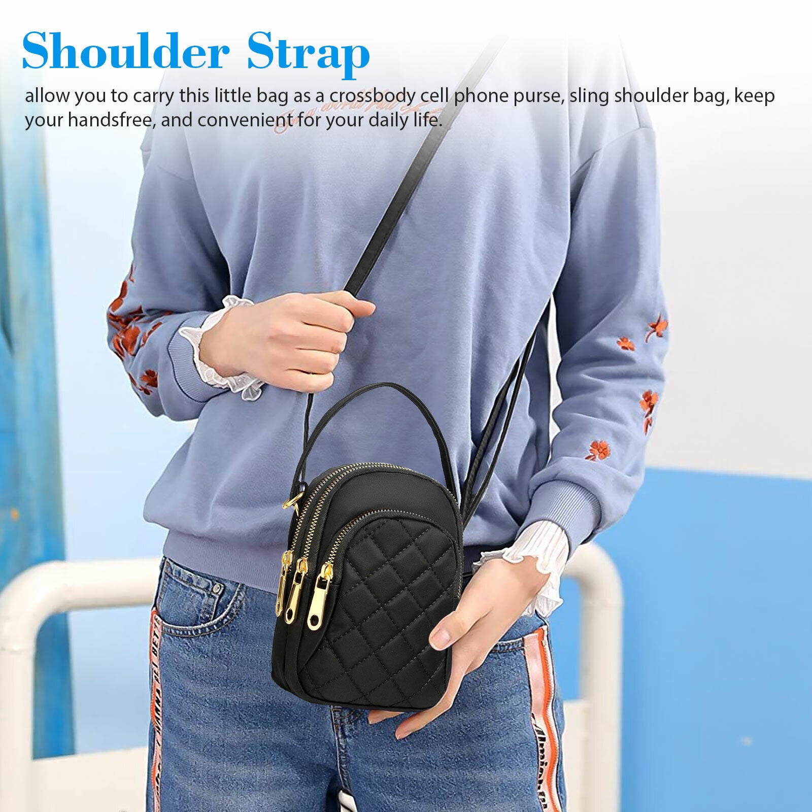  Women Shoulder Cross-Body Pouch