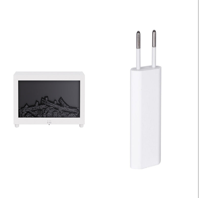 New Flame Aromatherapy Machine Colorful Essential Oil Diffuser Flame Humidifier 3D Flame Fireplace Machine