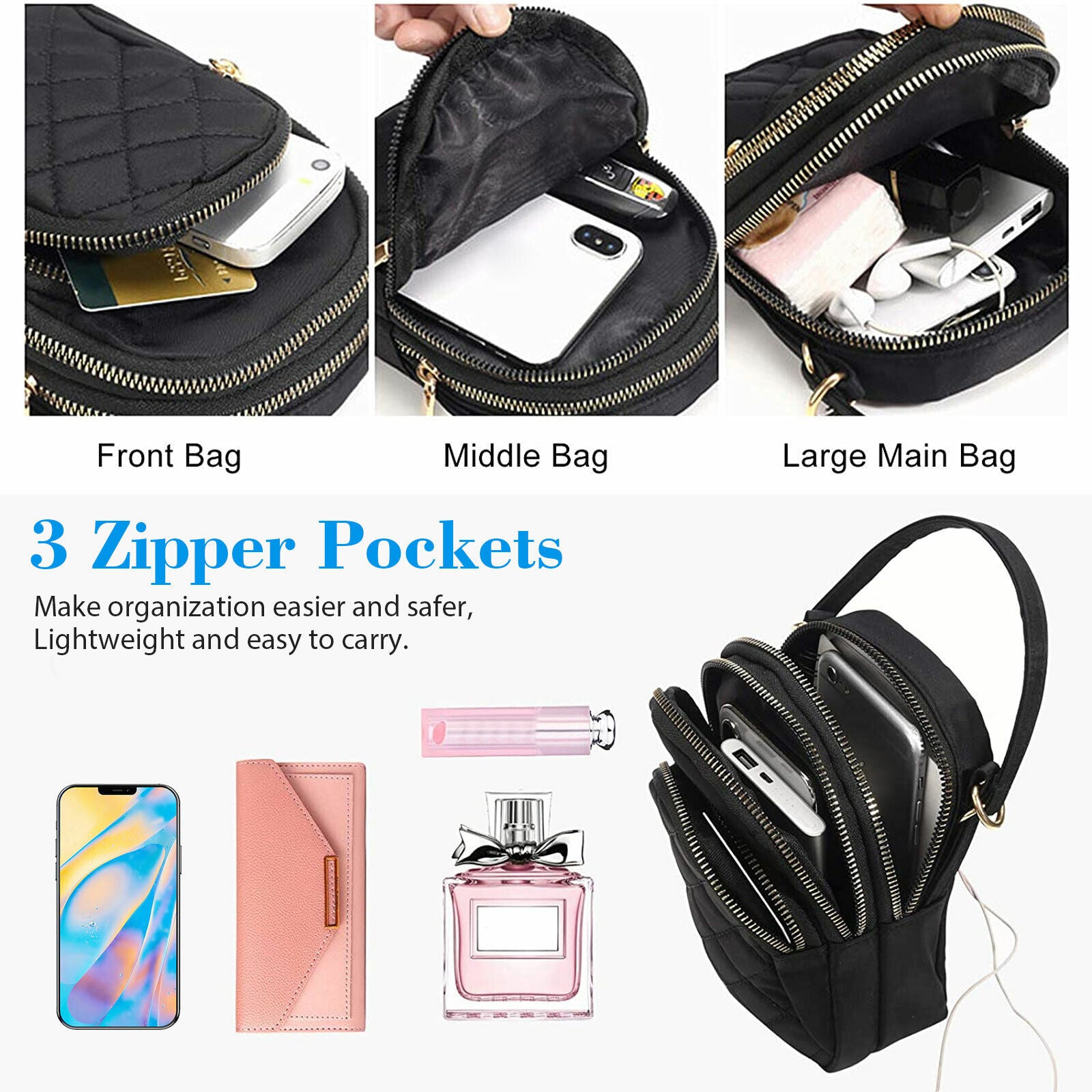  Women Shoulder Cross-Body Pouch