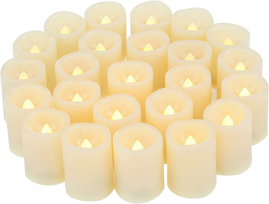 Battery Operated Flameless Votive Candles Tea Lights Set