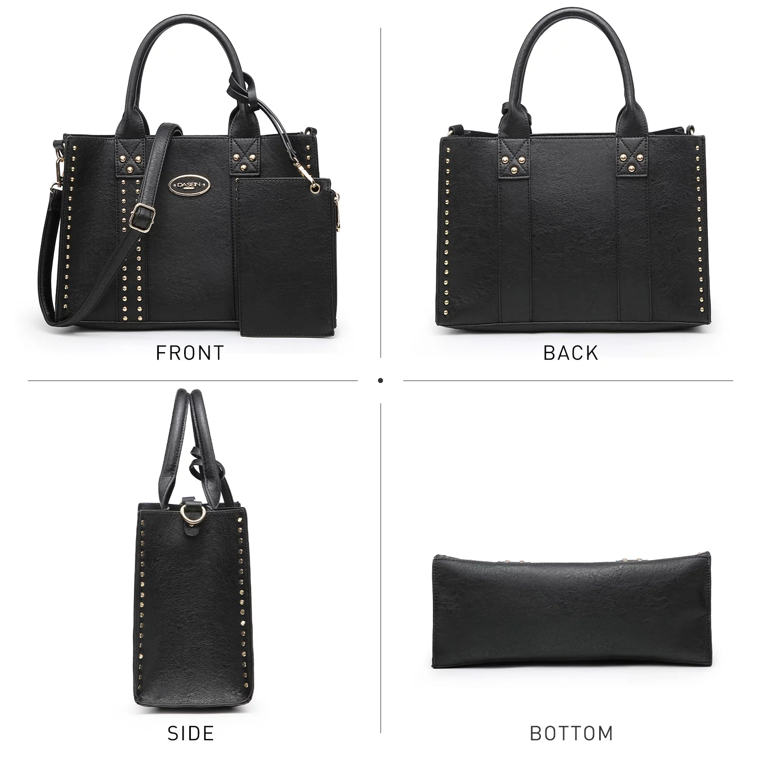  3Pcs Shoulder Tote  Bag for Ladies