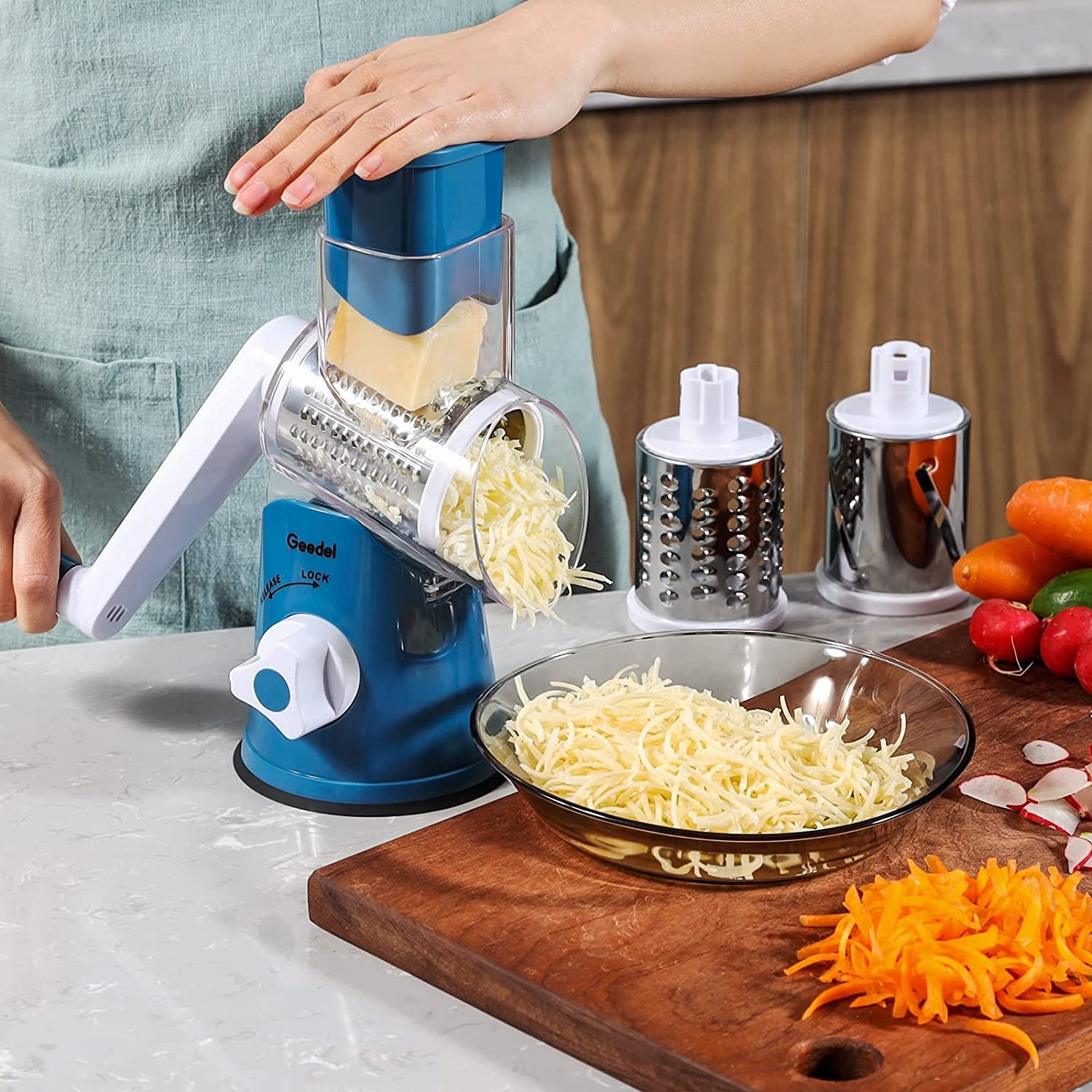 Rotary Cheese Grater, Mandoline Vegetable.