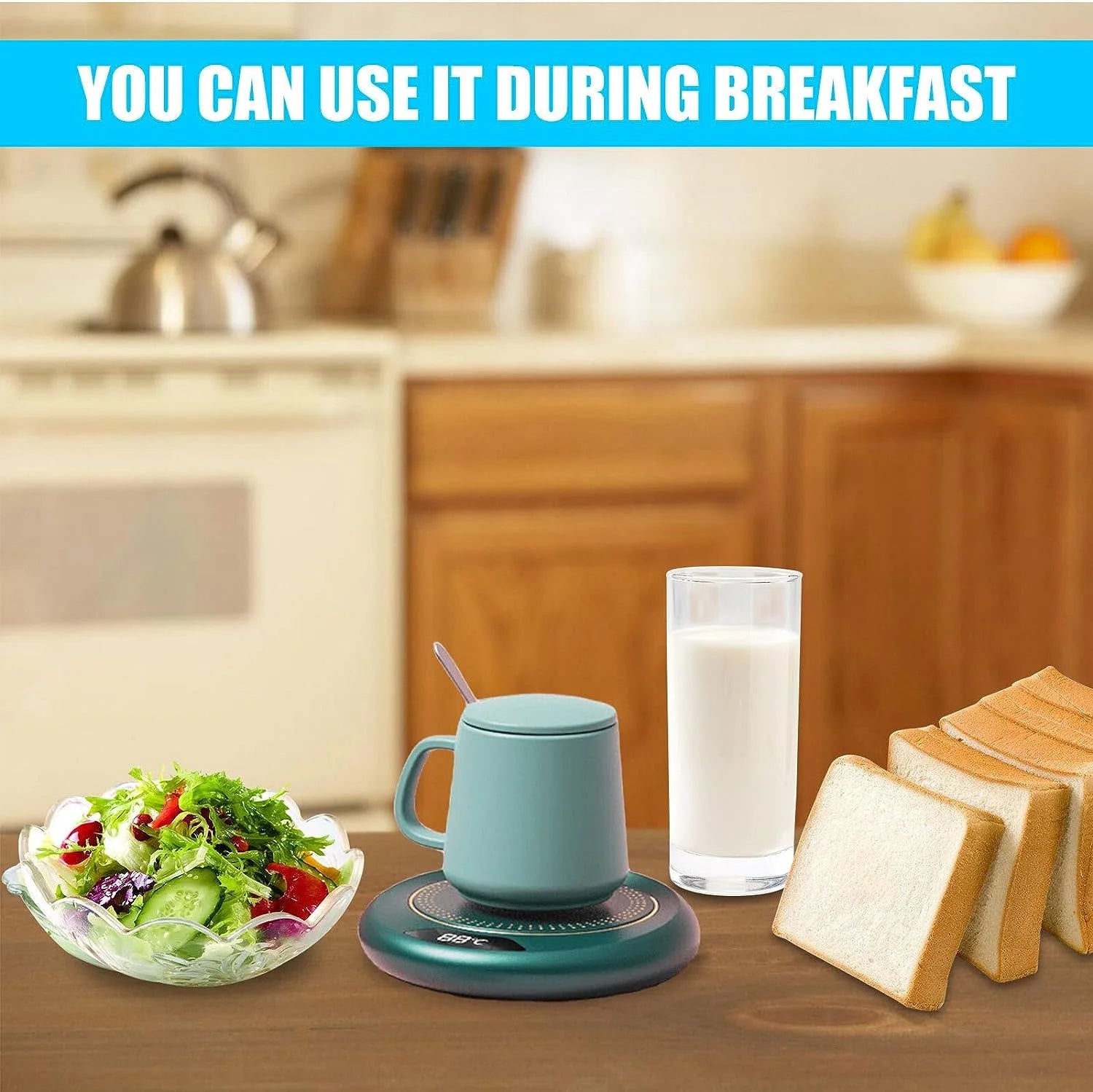 Mug & Coffee Warmer  for Desk with 3 Temperature Settings