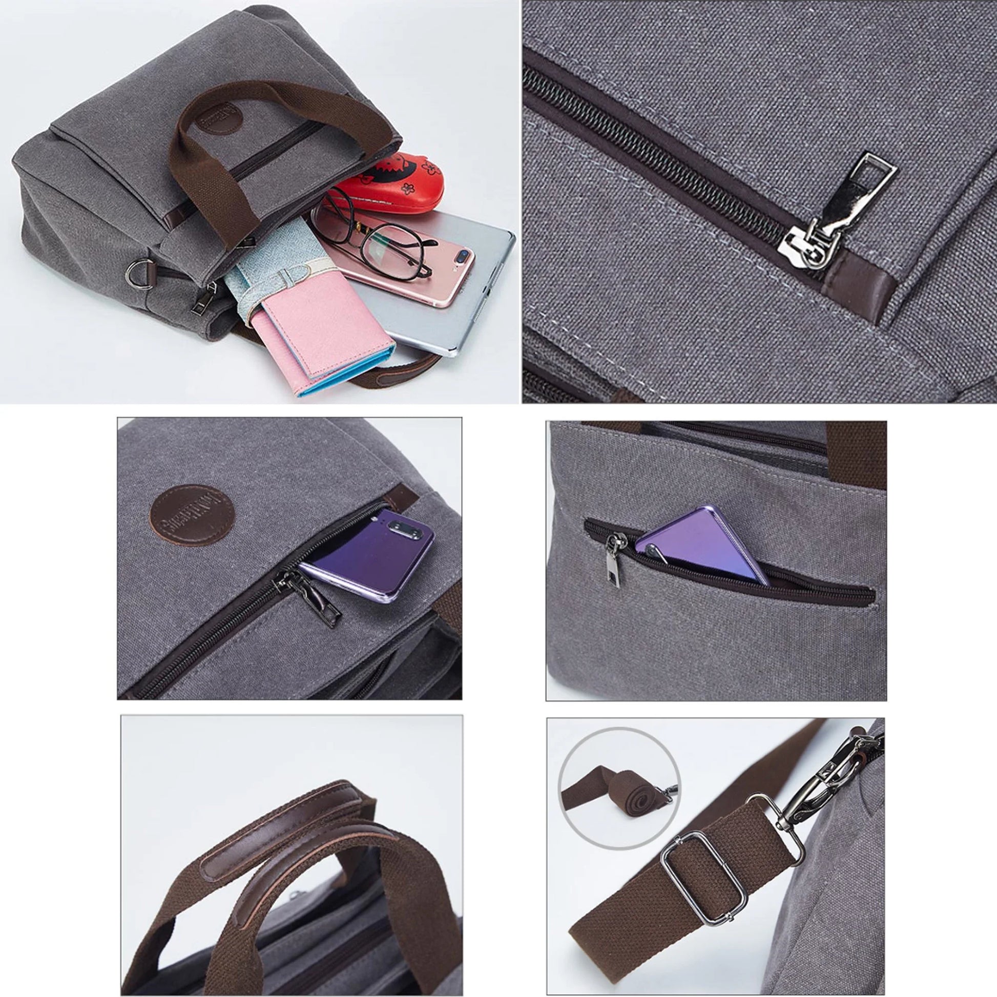 Women's Tote Bags Multiple Pockets Shoulder Crossbody Bags