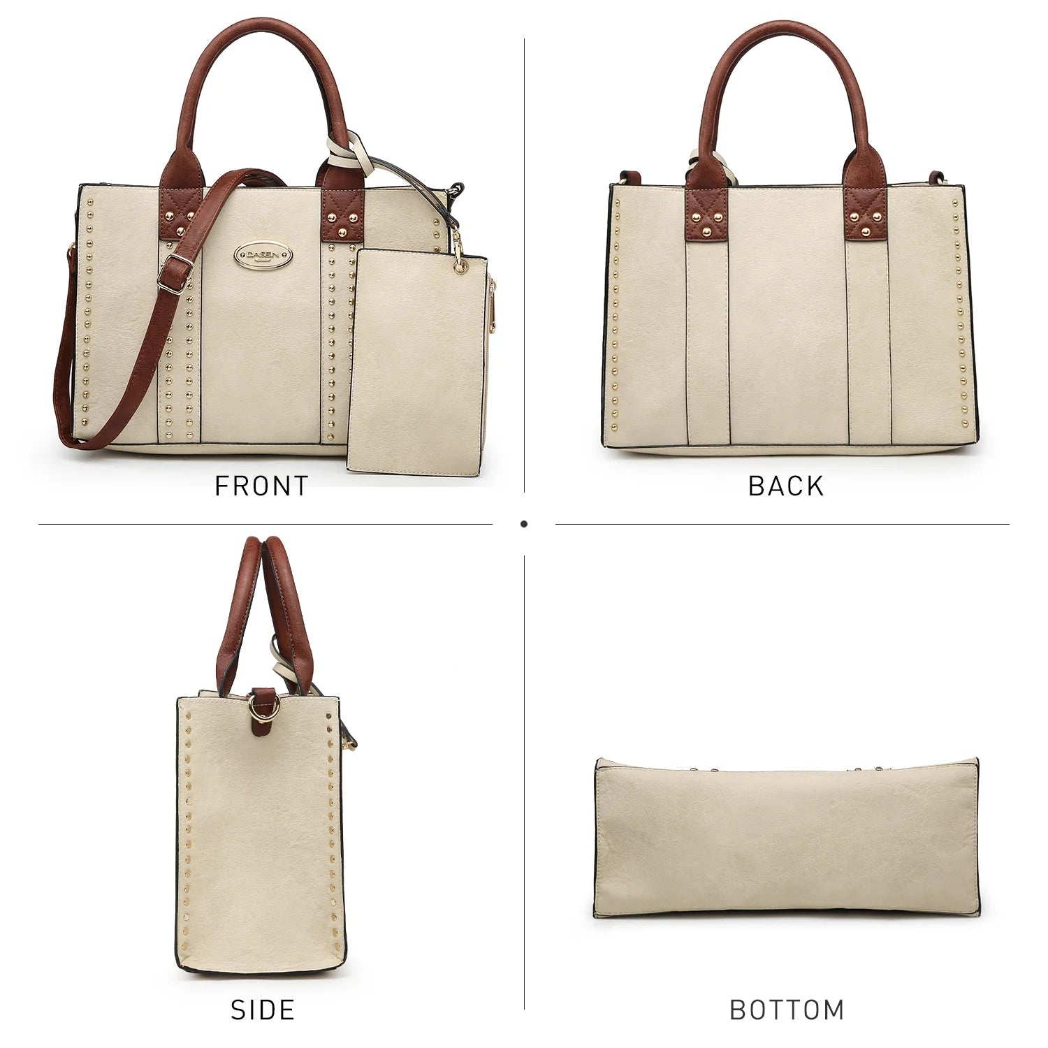 3Pcs Shoulder Tote Bag 