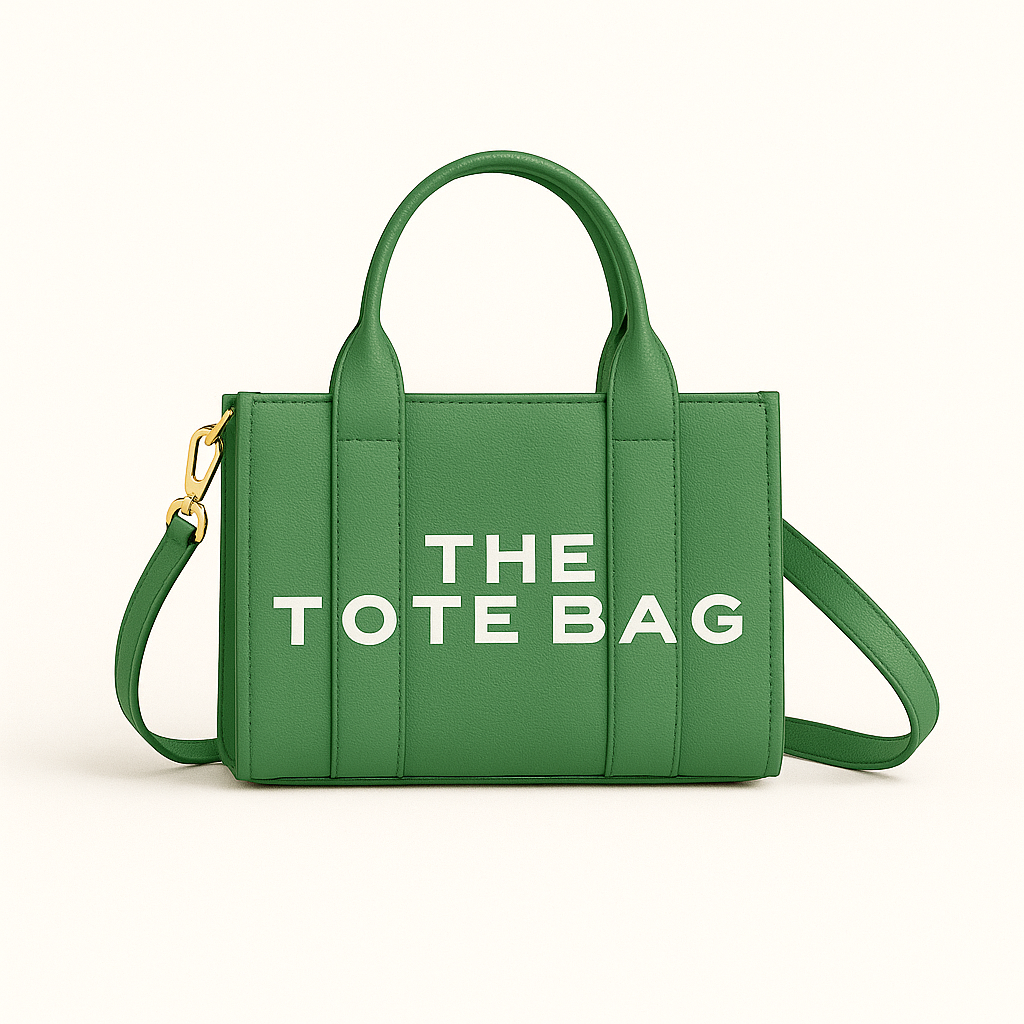 Trendy Tote Leather Satchel Handbag