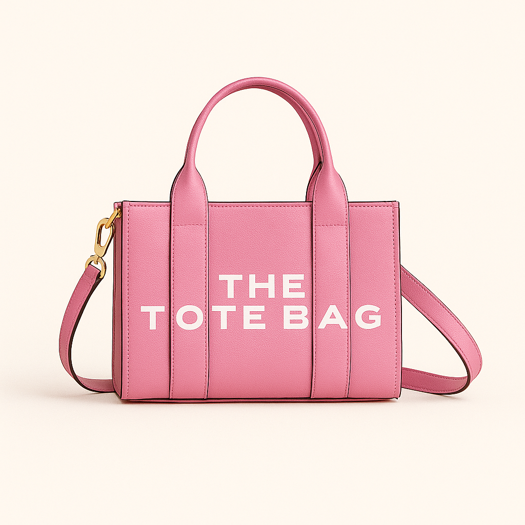 Trendy Tote Leather Satchel Handbag