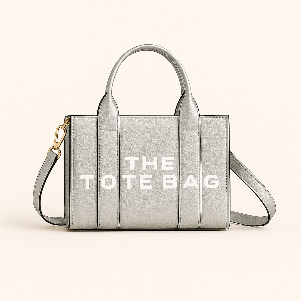 Trendy Tote Leather Satchel Handbag