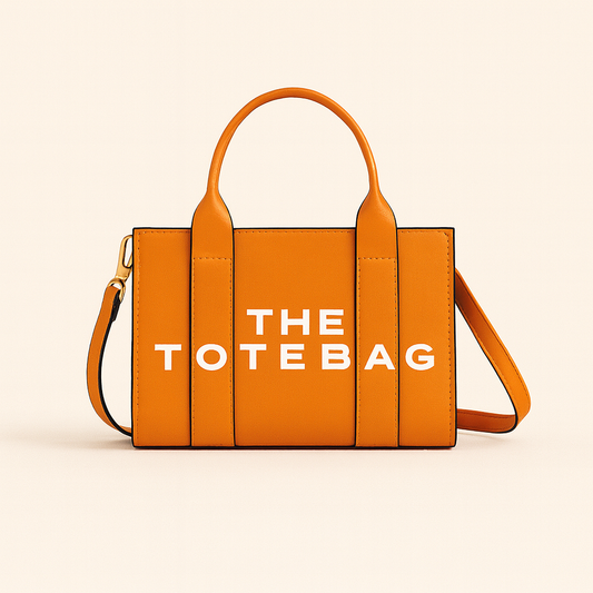 Trendy Tote Leather Satchel Handbag