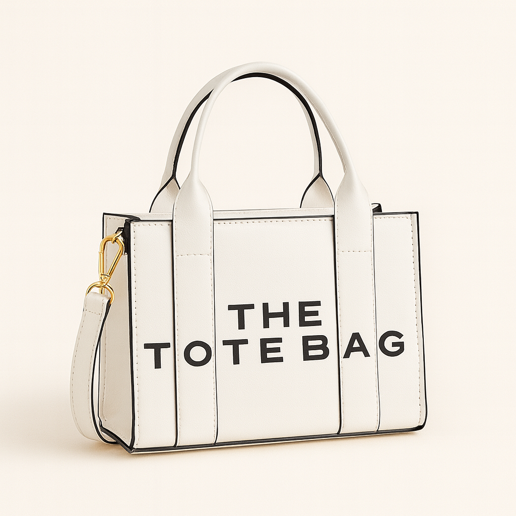 Trendy Tote Leather Satchel Handbag