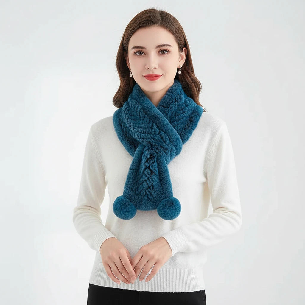 Fashion Winter Real Fur Scarves
