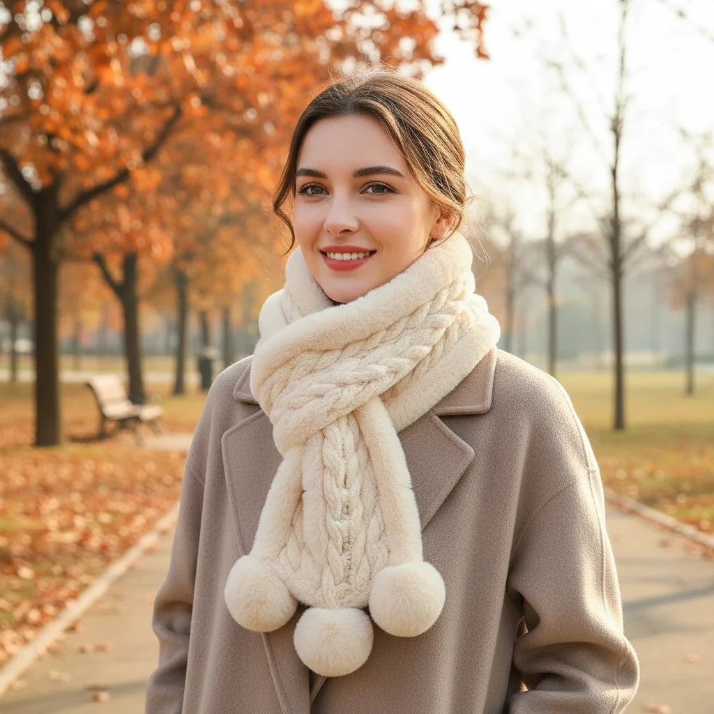 Fashion Winter Real Fur Scarves