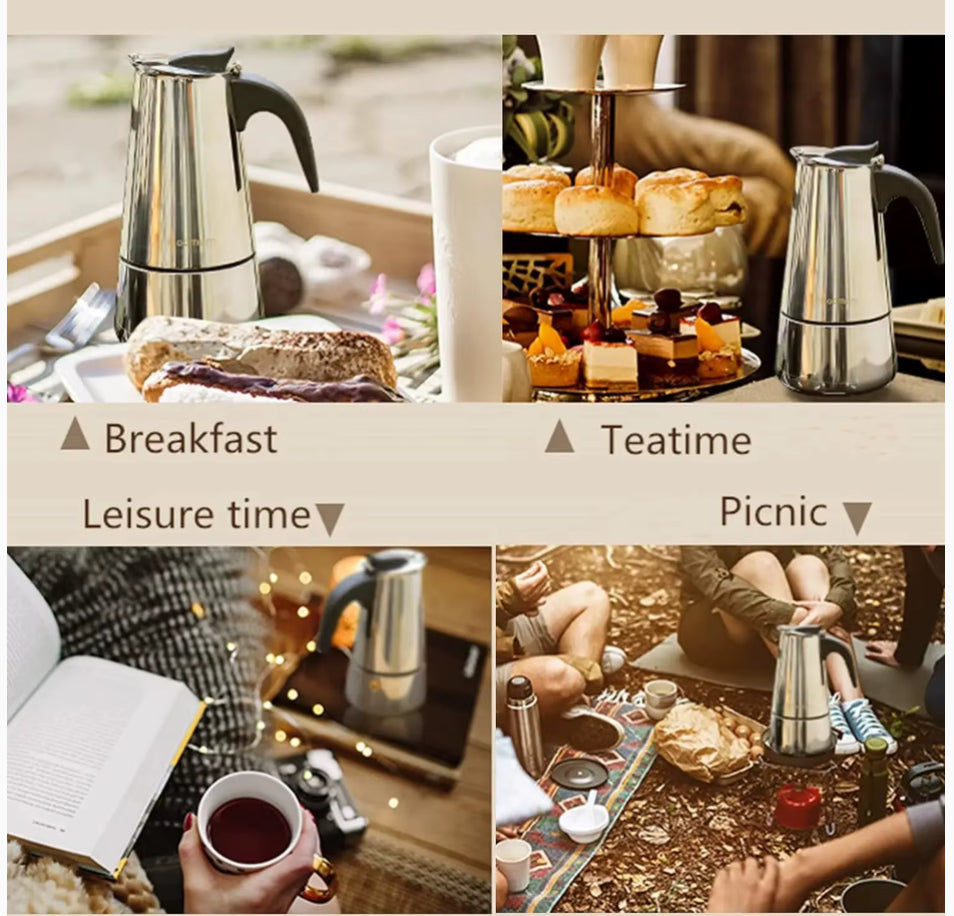 Moka Pot Caffe Machine Espresso Stove Top