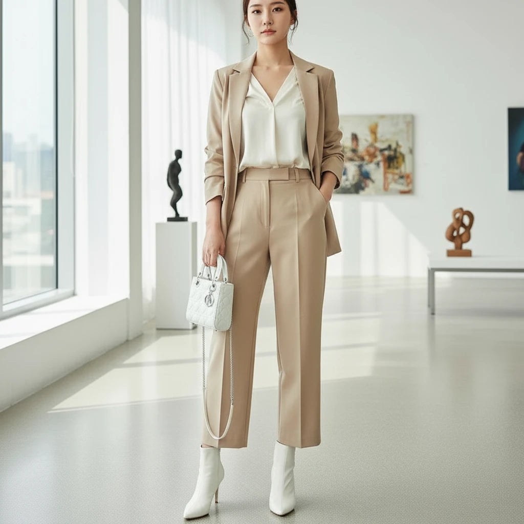 Stylish Minimalist Handbag with Spacious Compartment