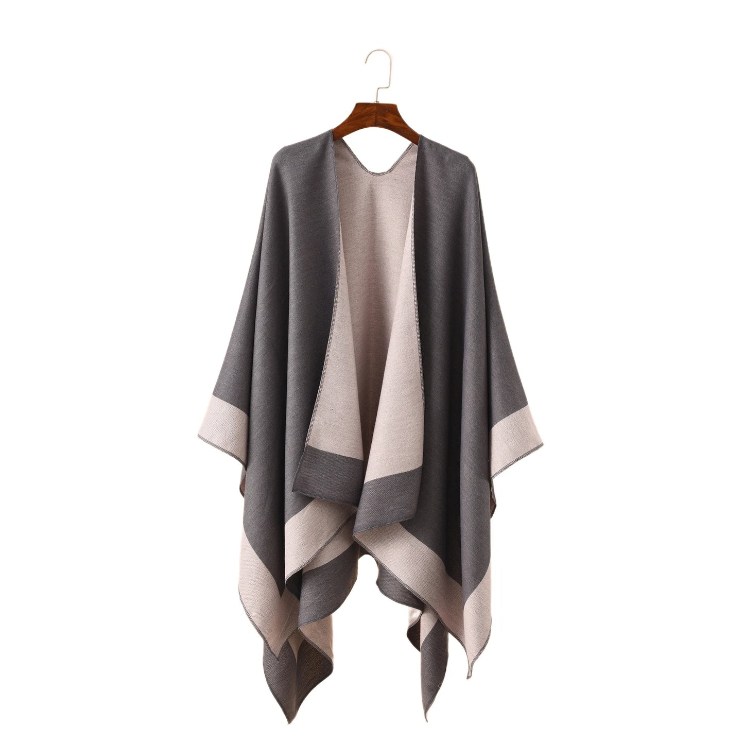 Women Cashmere Shawl Double-sided