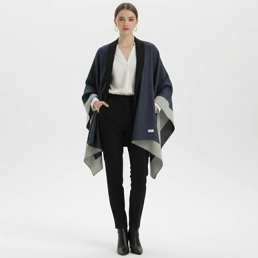 Women Cashmere Shawl Double-sided