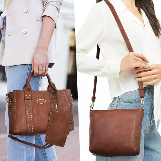 3Pcs ShoulderTote Bag  for Ladies