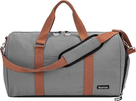 Travel Weekend Duffel Bag & Sports Gym bag w/shoe compartment & wet pocket. 