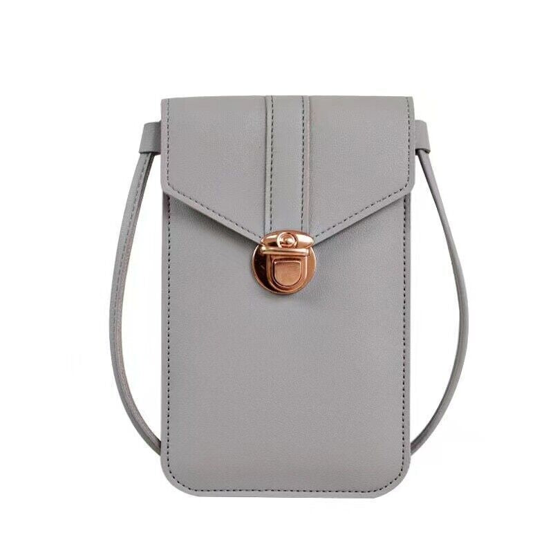 Women Leather Wallet Touch Screen Cell Phone Purse Crossbody Shoulder Strap Bag